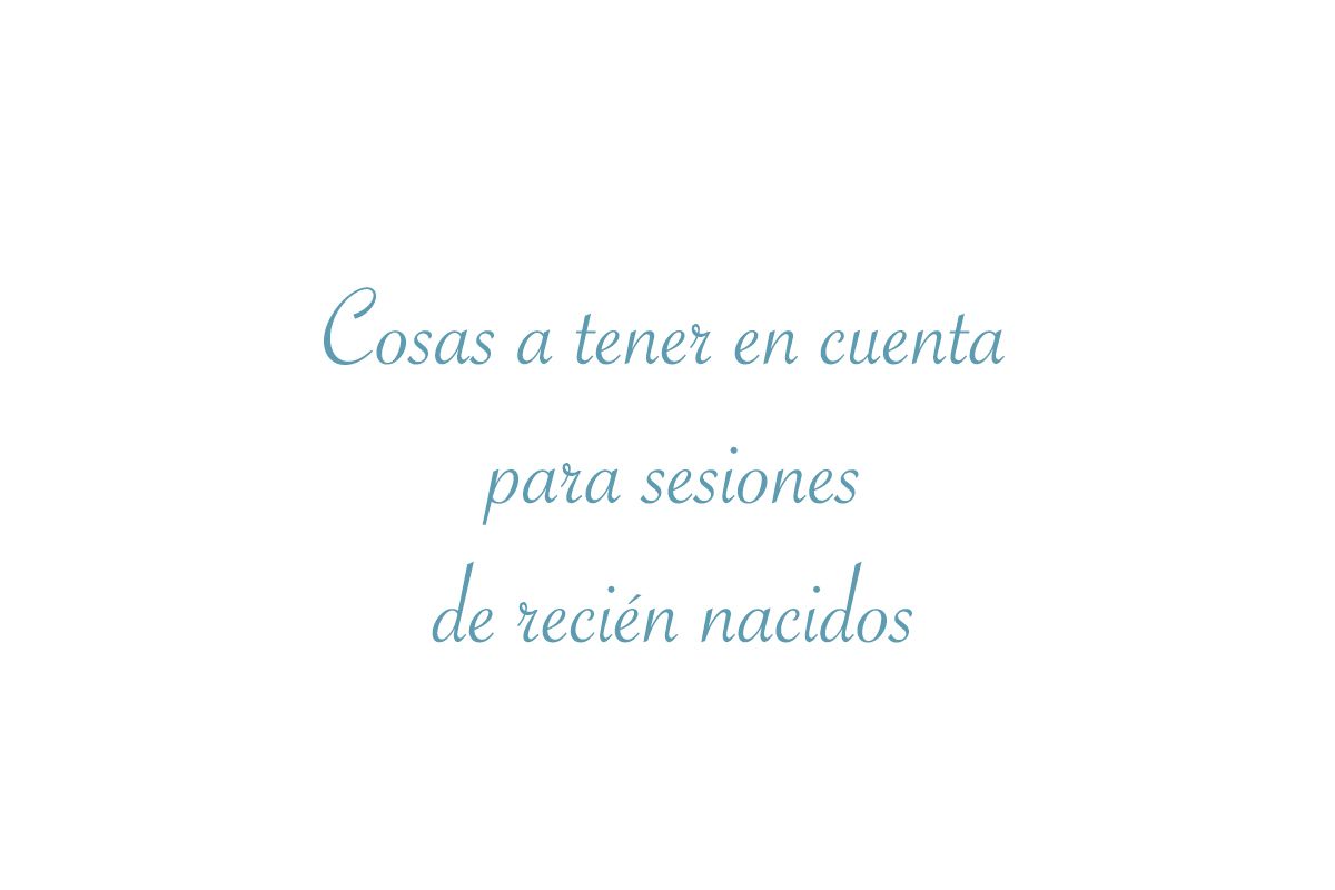 cosas a tener en cuenta