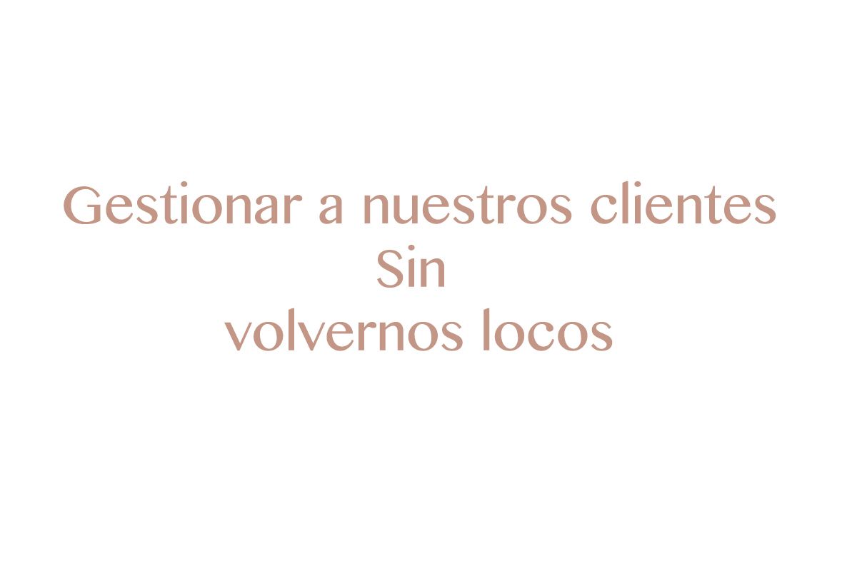 gestionar clientes